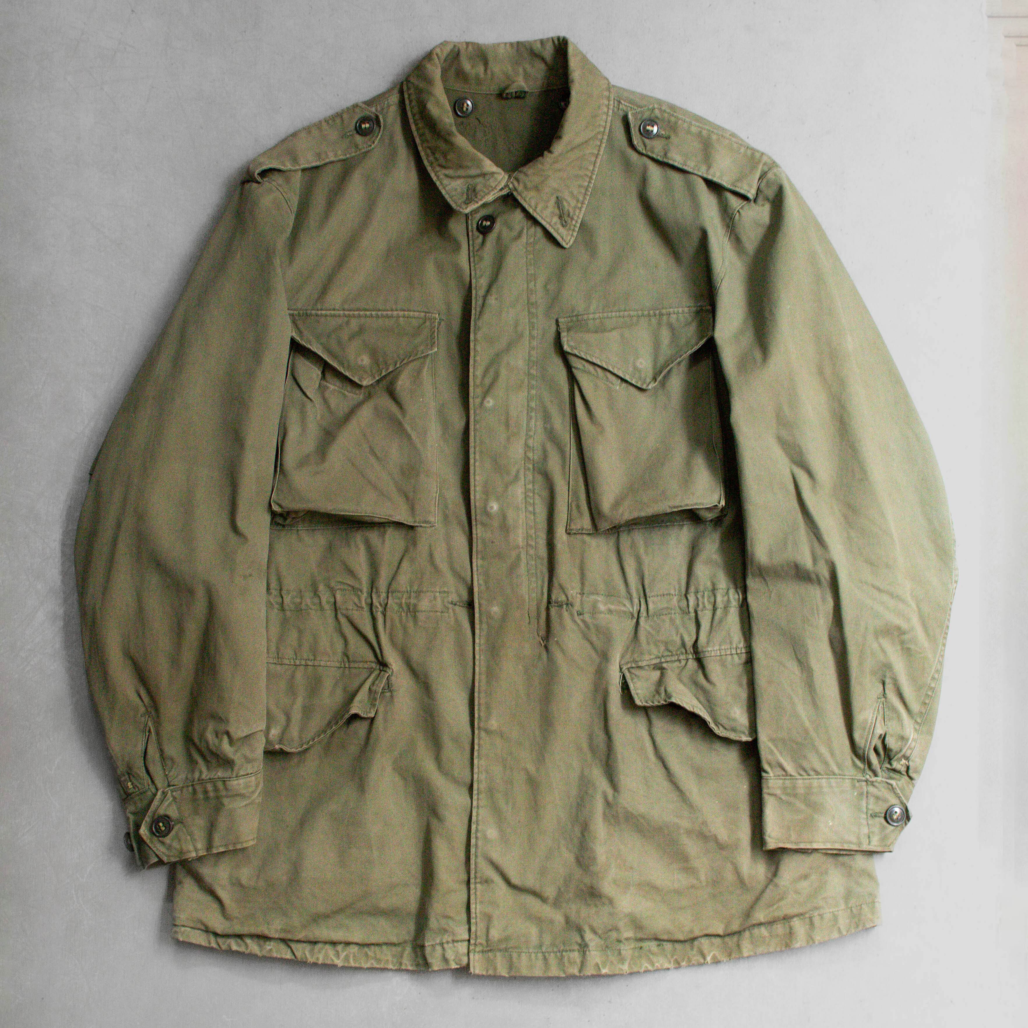 50-60S US ARMY M51 FIELD JACKET 美軍 軍綠 野戰 夾克 軍外套 A