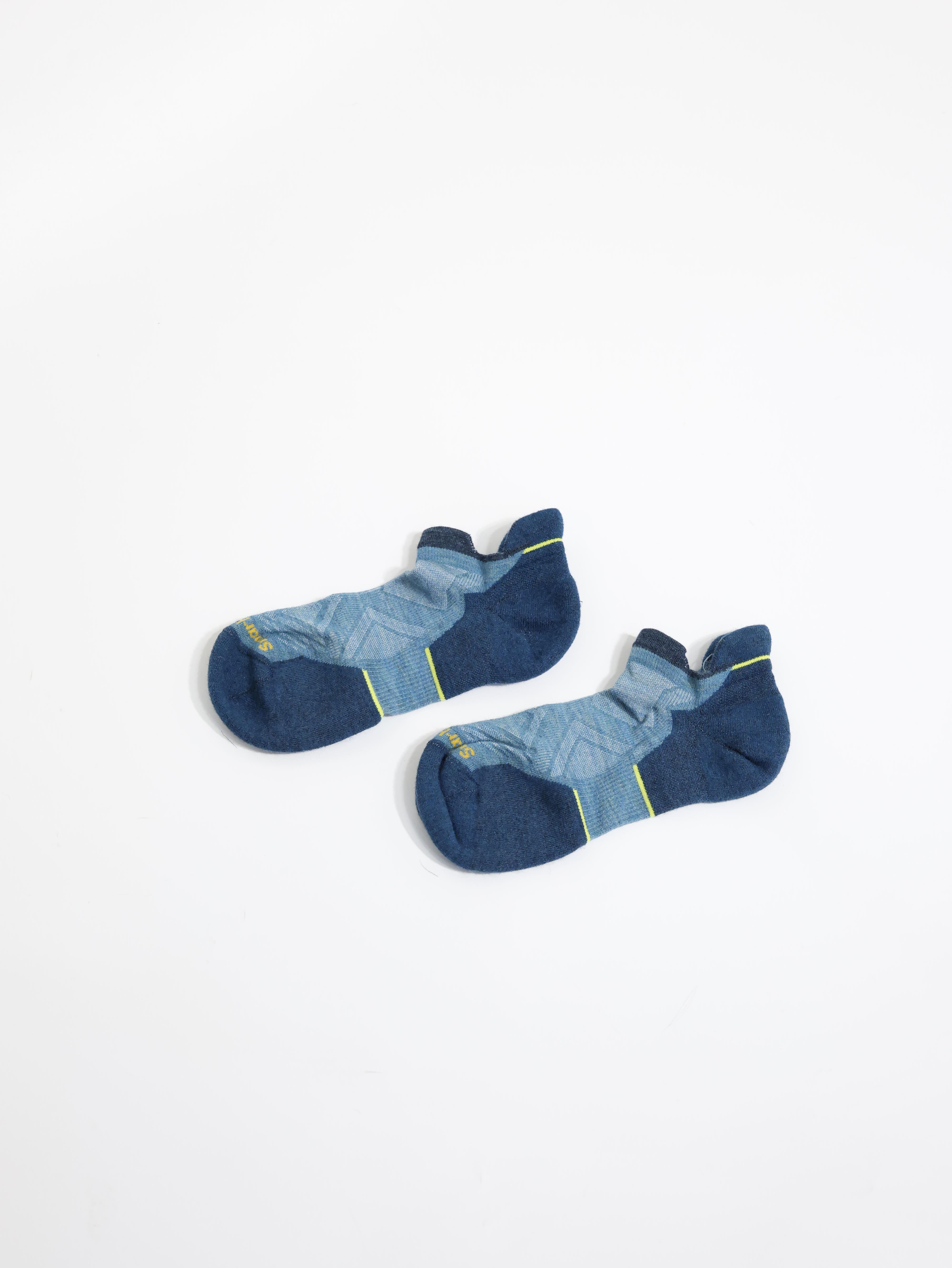 【 M 號】Smartwool 羊毛襪 Unisex 機能跑步局部輕量減震踝襪 瀑布綠 SW001659L81