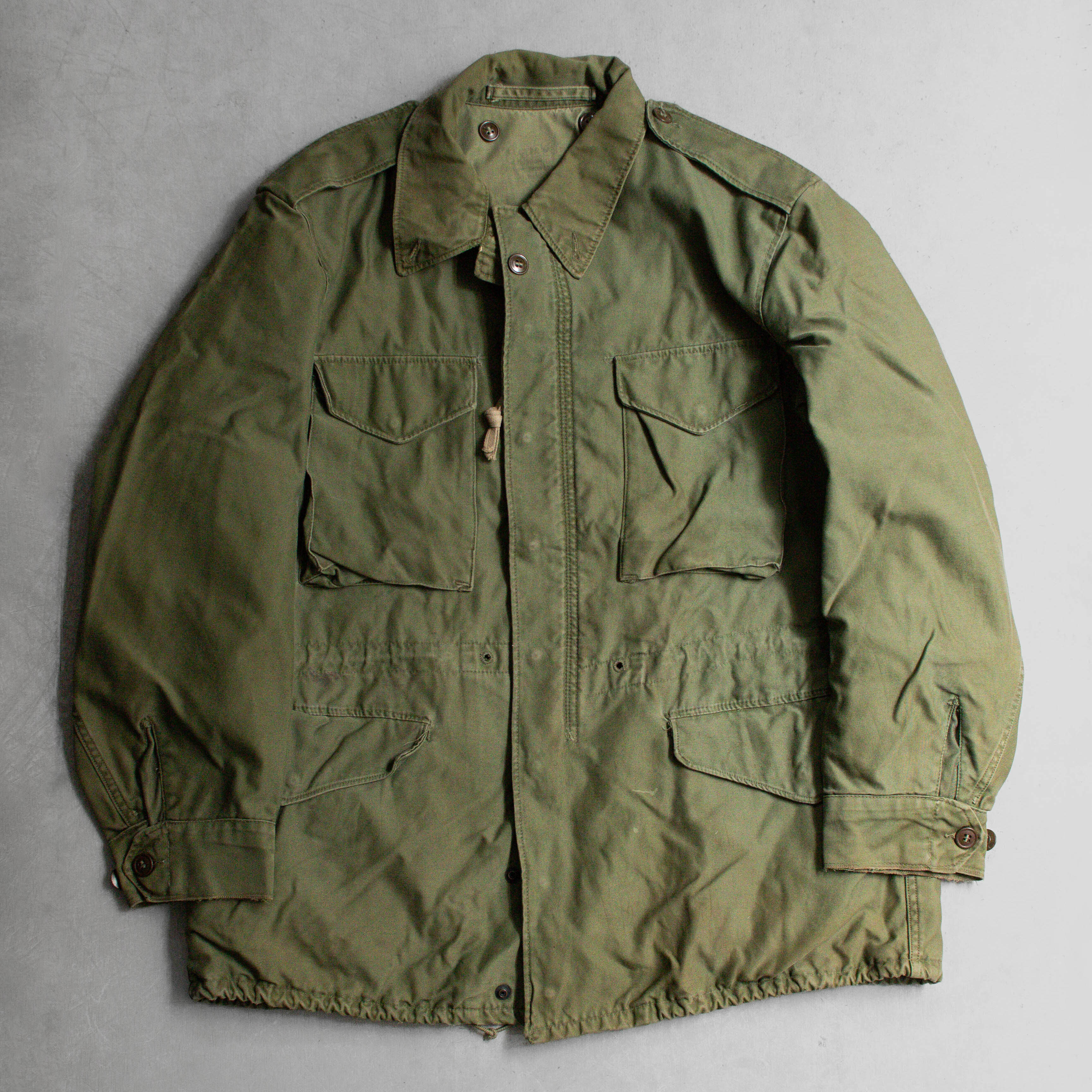 50-60S US ARMY M51 FIELD JACKET 美軍 軍綠 野戰 夾克 軍外套 D