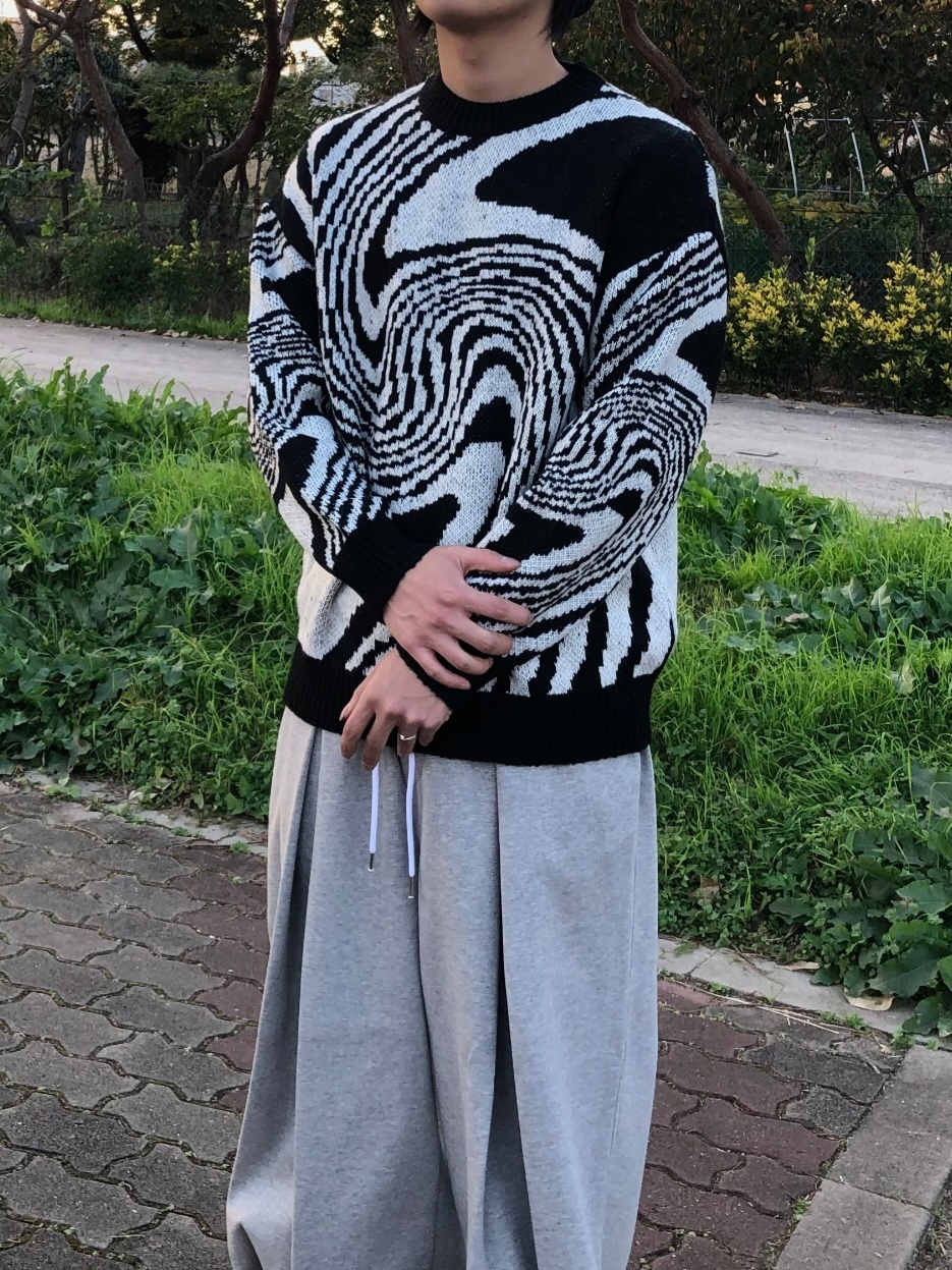 Miro 迷宮圓領針織衫