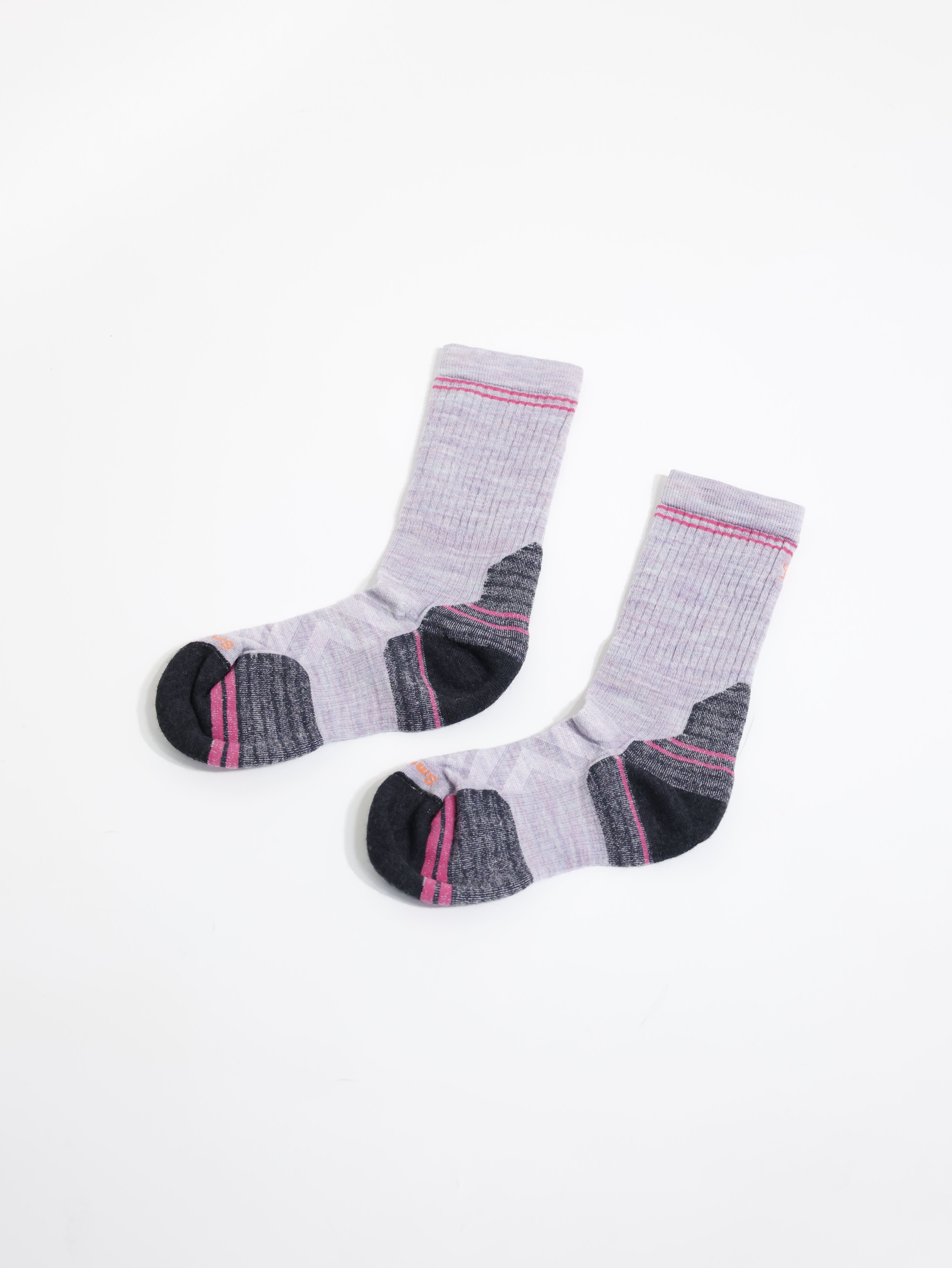 【 S 號】Smartwool 羊毛襪 女 機能戶外局部輕量減震中長襪 羊毛襪 淺霧紫 SW002498H76