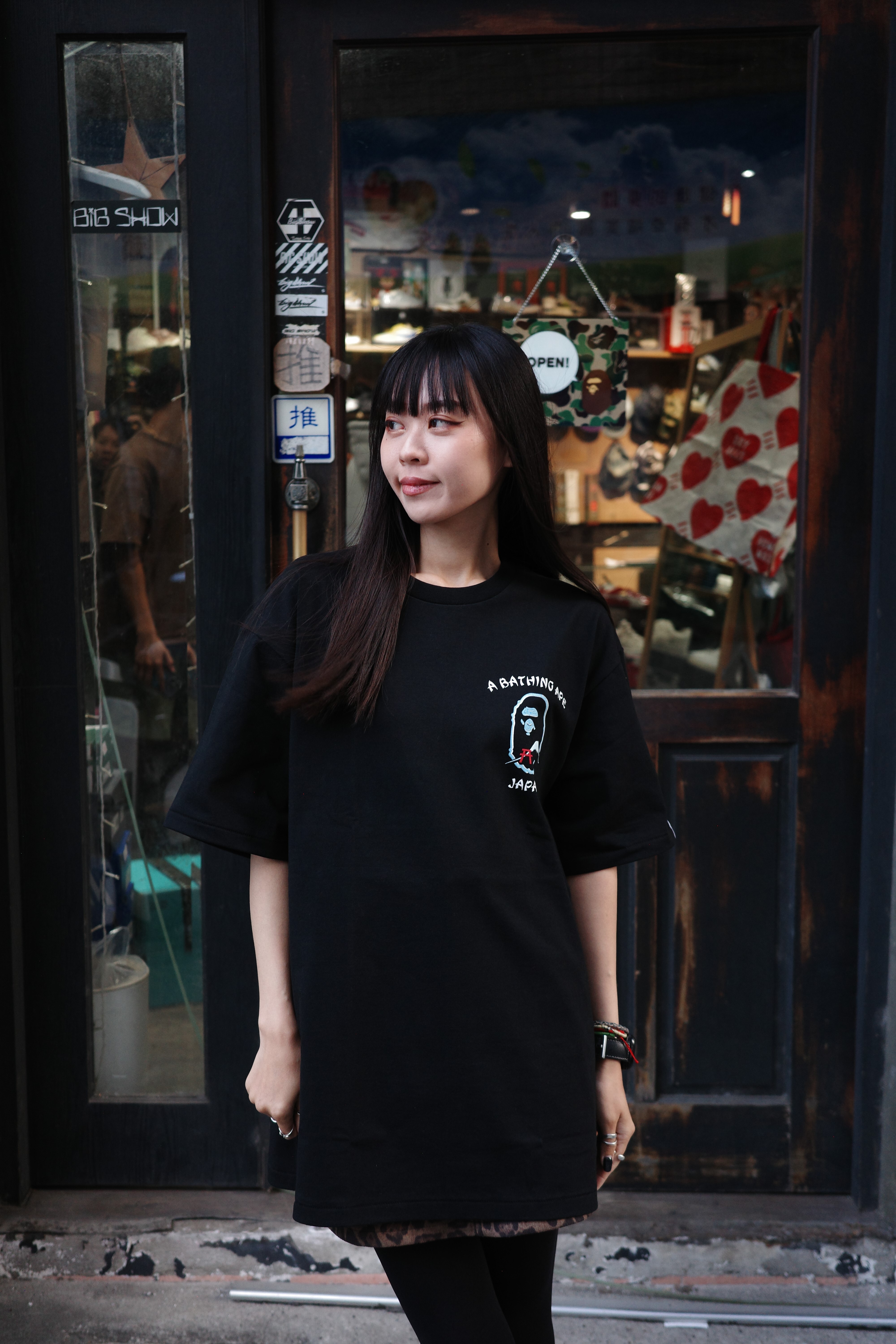Bape 日本風 刺繡風格 印花 四色 Japan Souvenir tee