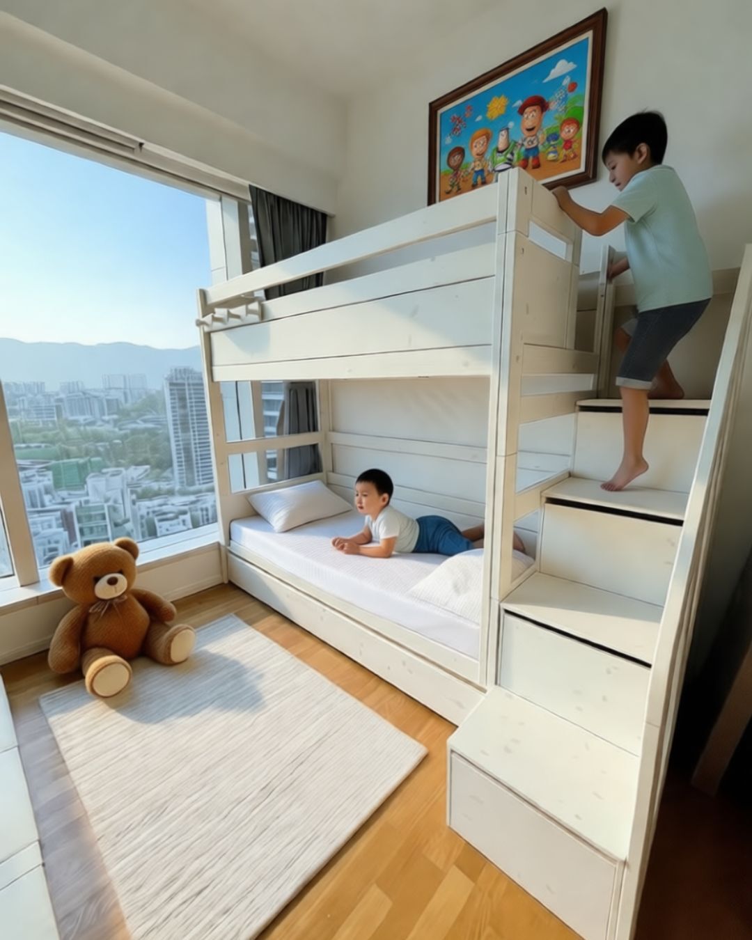 Lifetime Family bunk Bed with Staircase