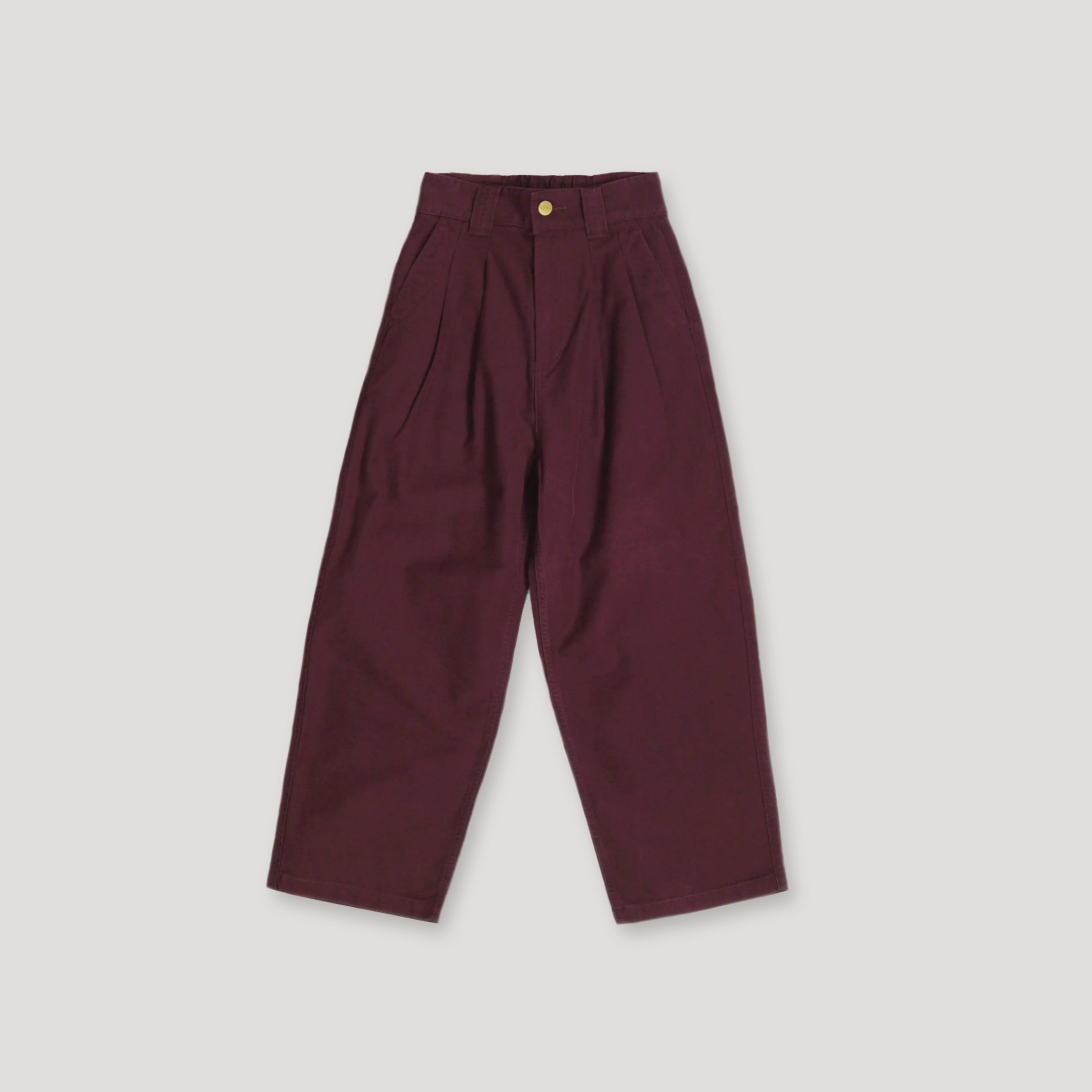 J.P.L. 高腰 Moleskin 壓褶錐形褲﹝2色﹞