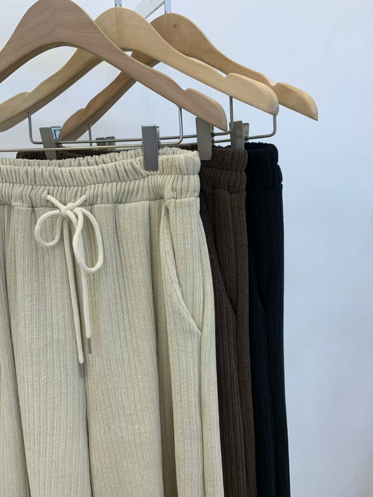 FP5331 日本進口絨布A字型闊腿褲