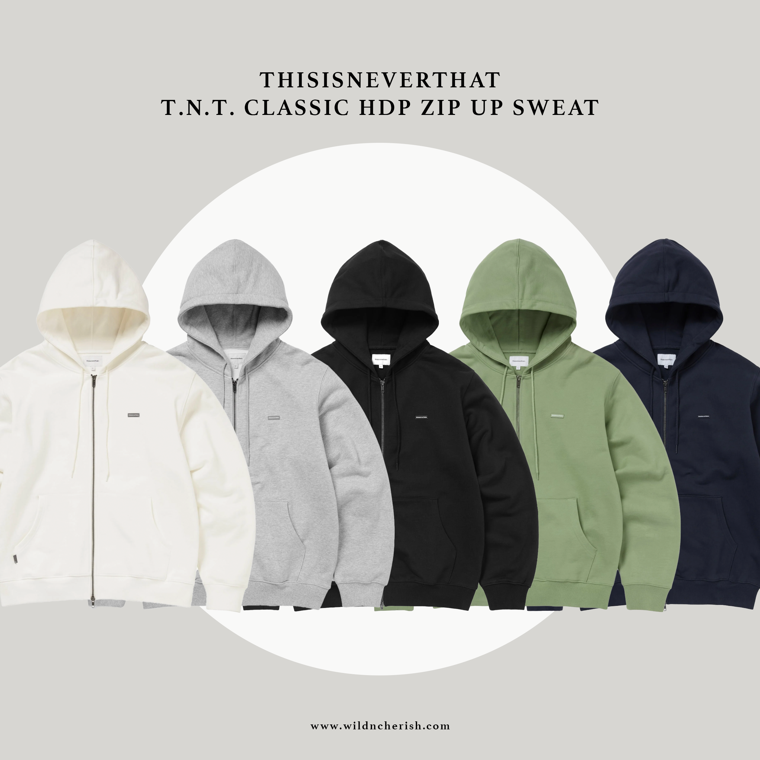 預訂 | Thisisneverthat T.N.T. Classic HDP Half Zip Sweatshirt