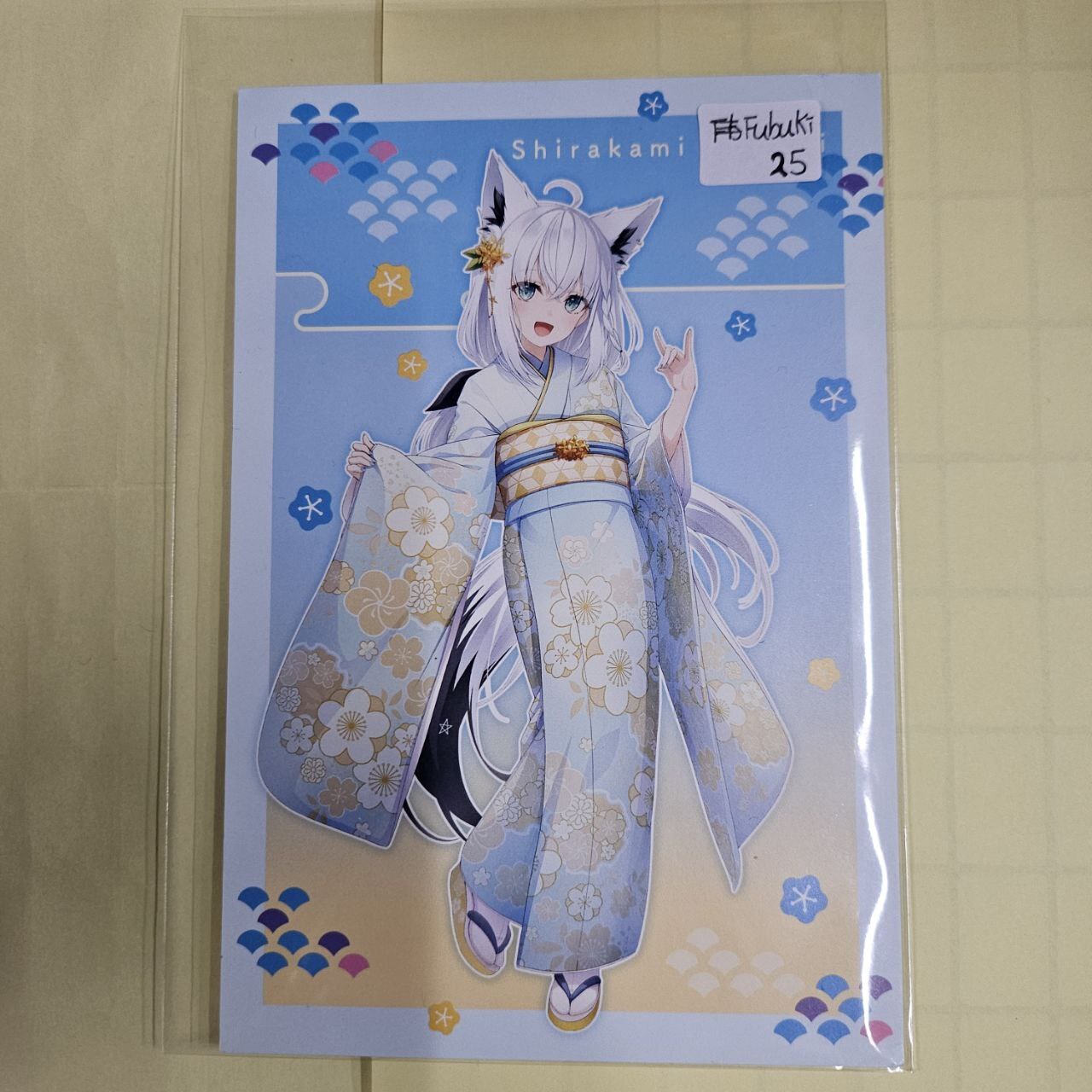 Hololive FUBUKI 明信片#348