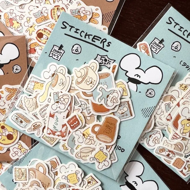 1991w2992｜Café 貼紙包