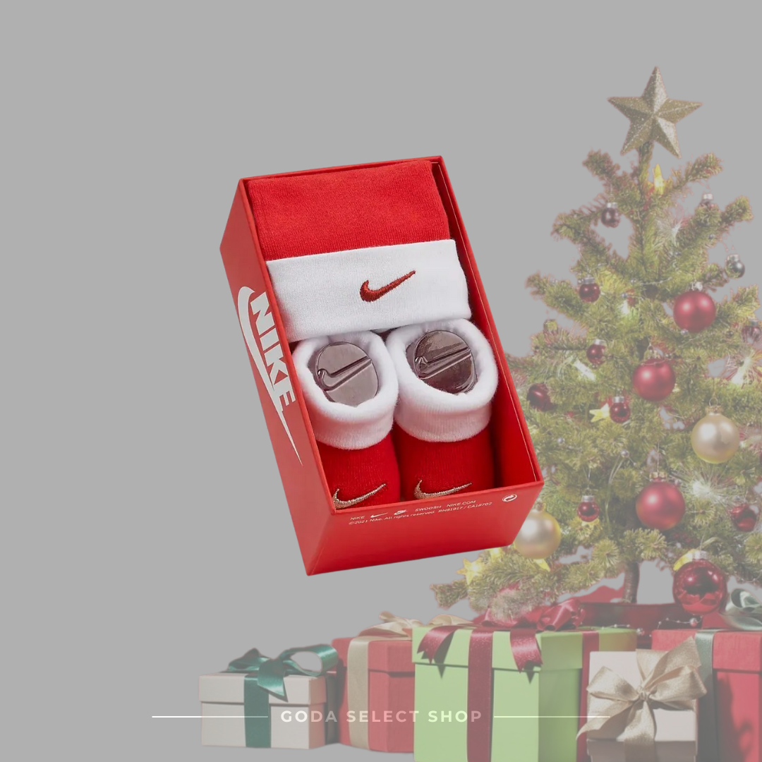 Nike 嬰兒 學步襪套 運動帽 帽襪聖誕禮盒 DH0375-657