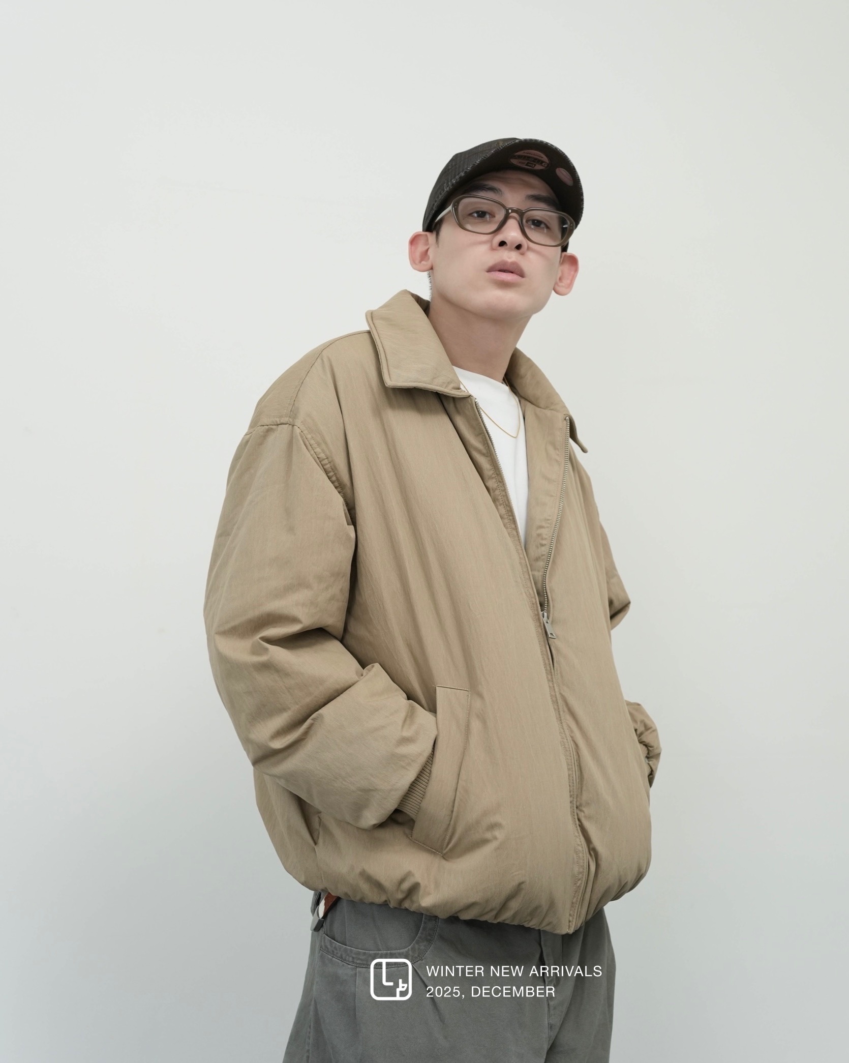 XIN SELECT 鴨絨 翻領 日系 厚外套 三色 Y5028