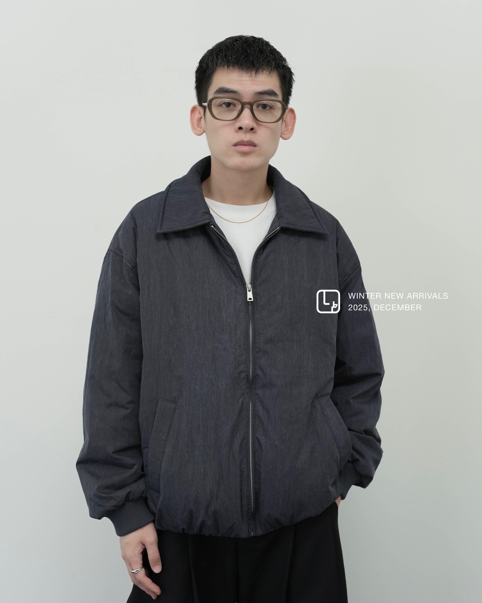 XIN SELECT 鴨絨 翻領 日系 厚外套 三色 Y5028