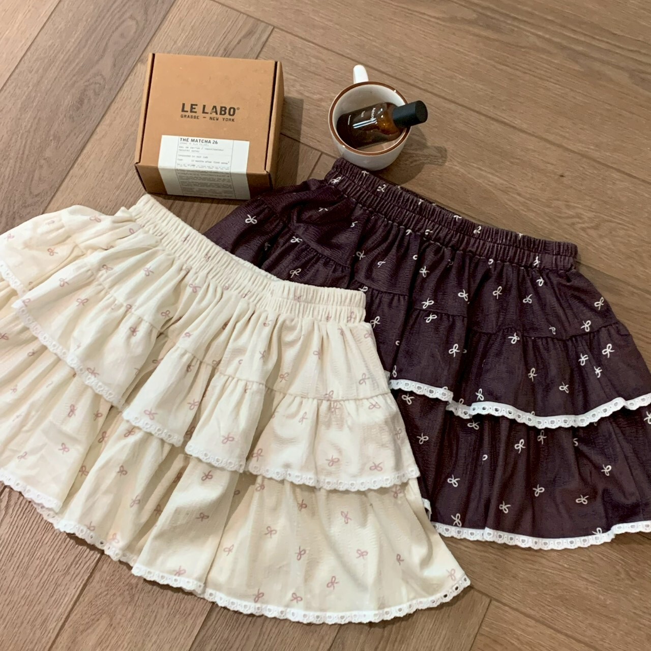 層層浪漫🎀蝴蝶結蛋糕短裙