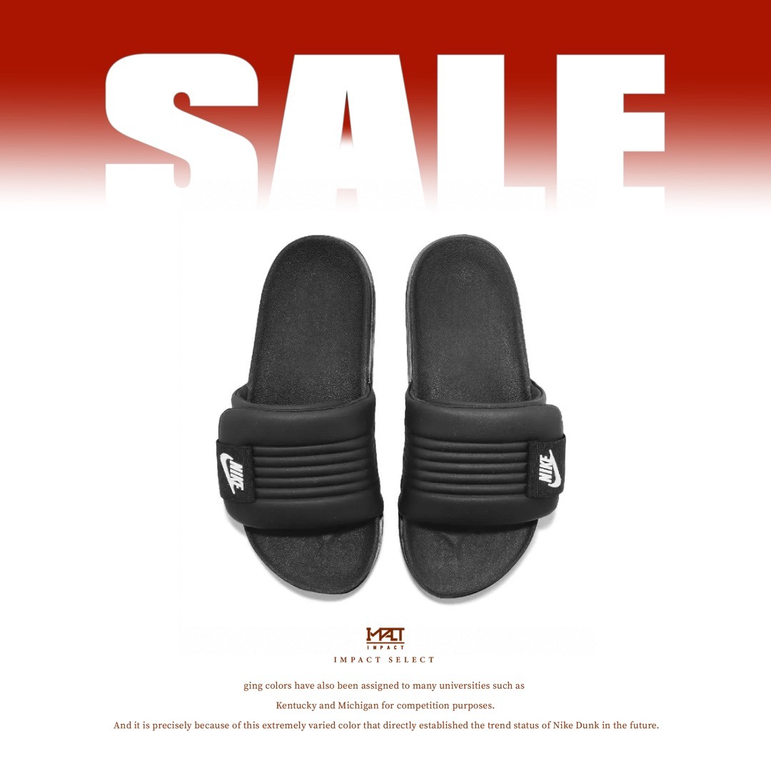 【清倉優惠】Nike Offcourt Adjus 黑 魔鬼氈 拖鞋 女款 DV1033-002