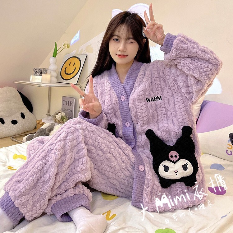 庫洛米法蘭絨睡衣