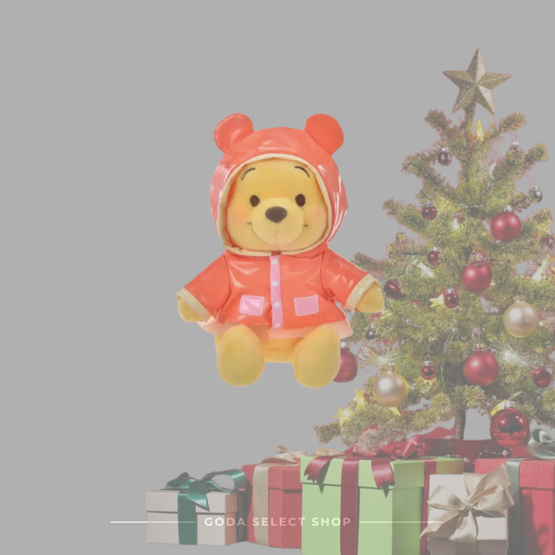 [現貨秒發]Disney Rain Style 2023 雨衣系列 維尼 毛絨娃娃 迪士尼限定周邊 #GT