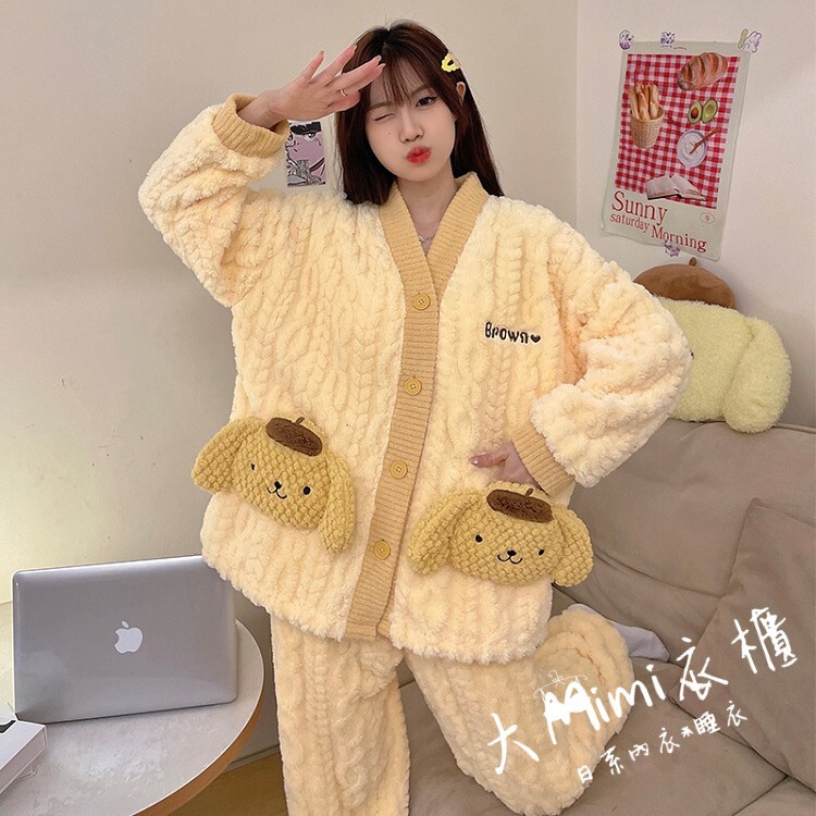 布丁狗法蘭絨睡衣