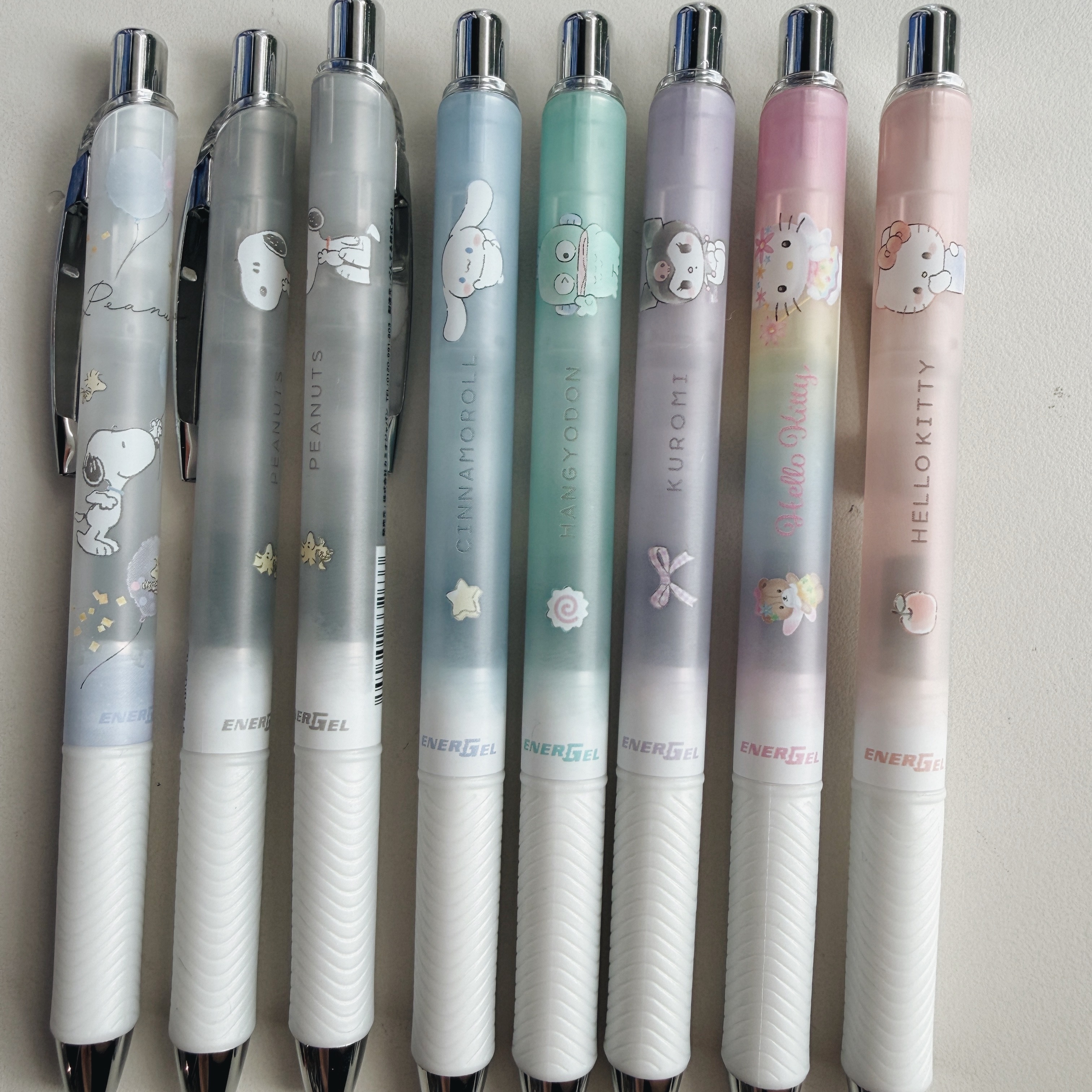 霧透桿 三麗鷗 snoopy X 0.5黑色 極速鋼珠筆 ENERGEL｜日本Pentel