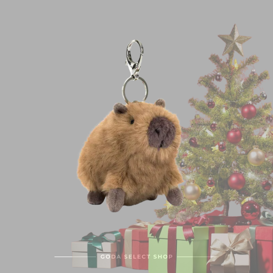 Jellycat Clyde Capybara Bag Charm 水豚克萊德 鑰匙圈