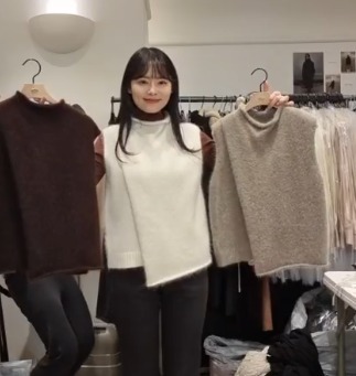 AU5338 前頁高領羊毛背心