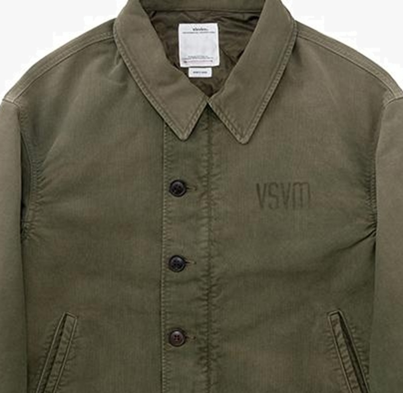 VISVIM DECKHAND LIGHT JKT - OLIVE SIZE 3 PRE ORDER ITEM (預訂中)
