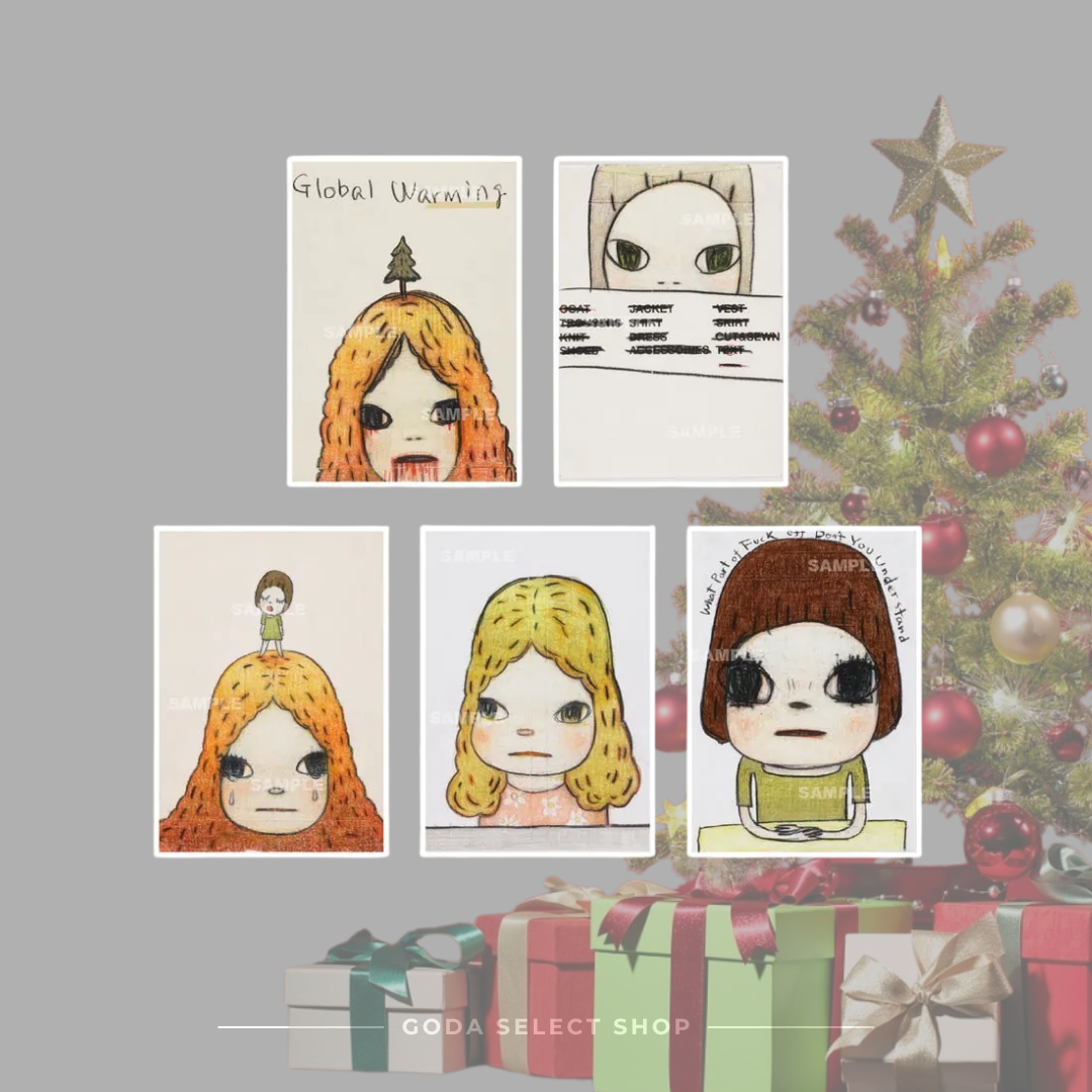 奈良美智 2025 POSTCARD 5 IN 1 vol.1 明信片