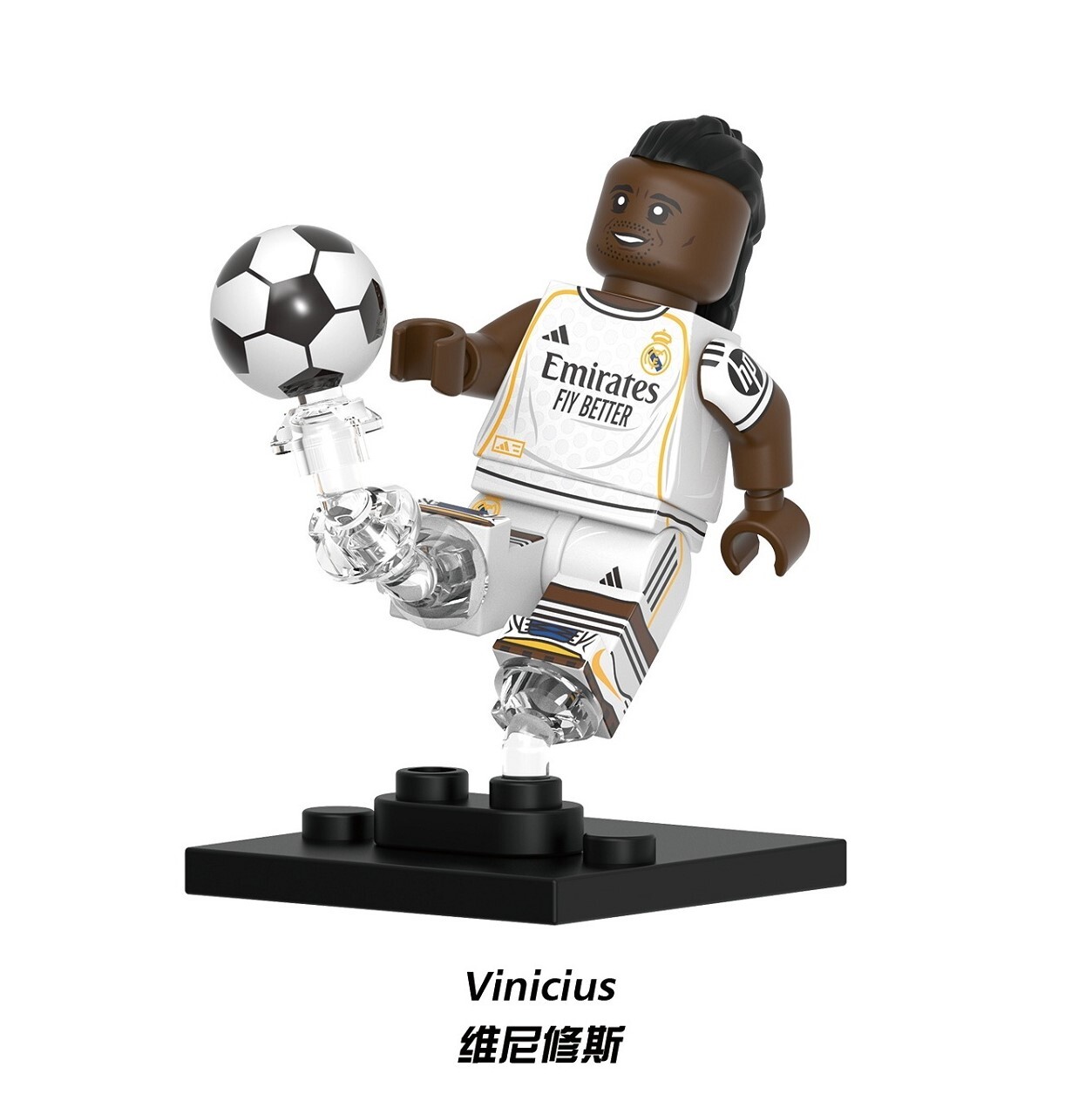 World Cup football Vinicius Custom Minifigures fit Lego G0153 GH0400