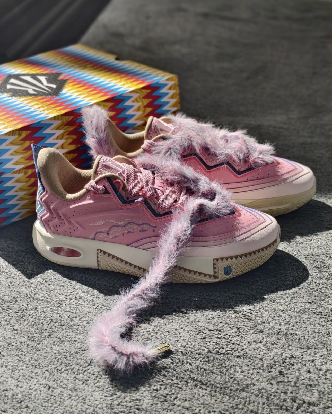 〈連線代購商品〉男女鞋 ANTA KAI 2 AZURIE 小公主 粉紅色 騷粉 籃球鞋【112611110S-4】歐文2