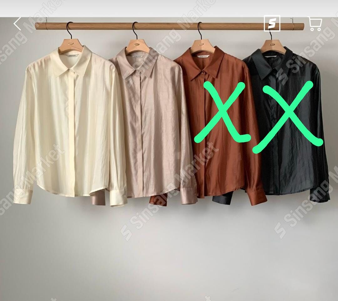 AU5342 天絲光澤恤衫