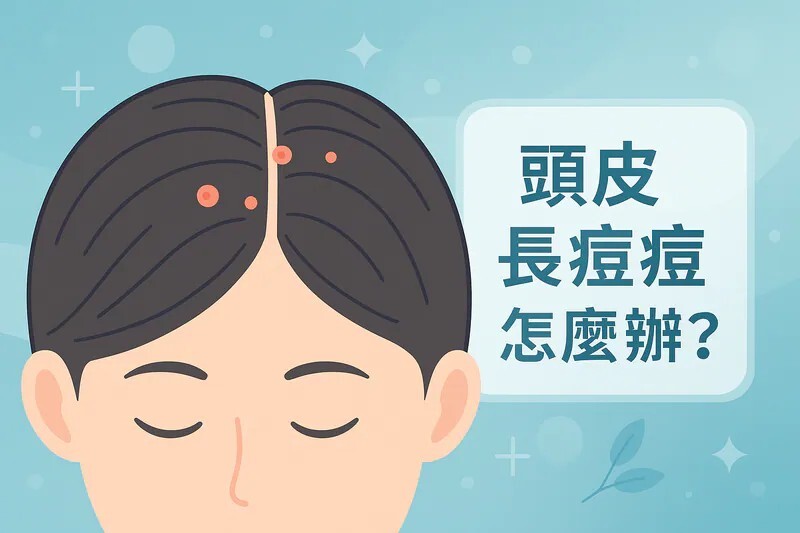 頭皮長痘痘怎麼辦？原因、改善方法＋日常保養全攻略