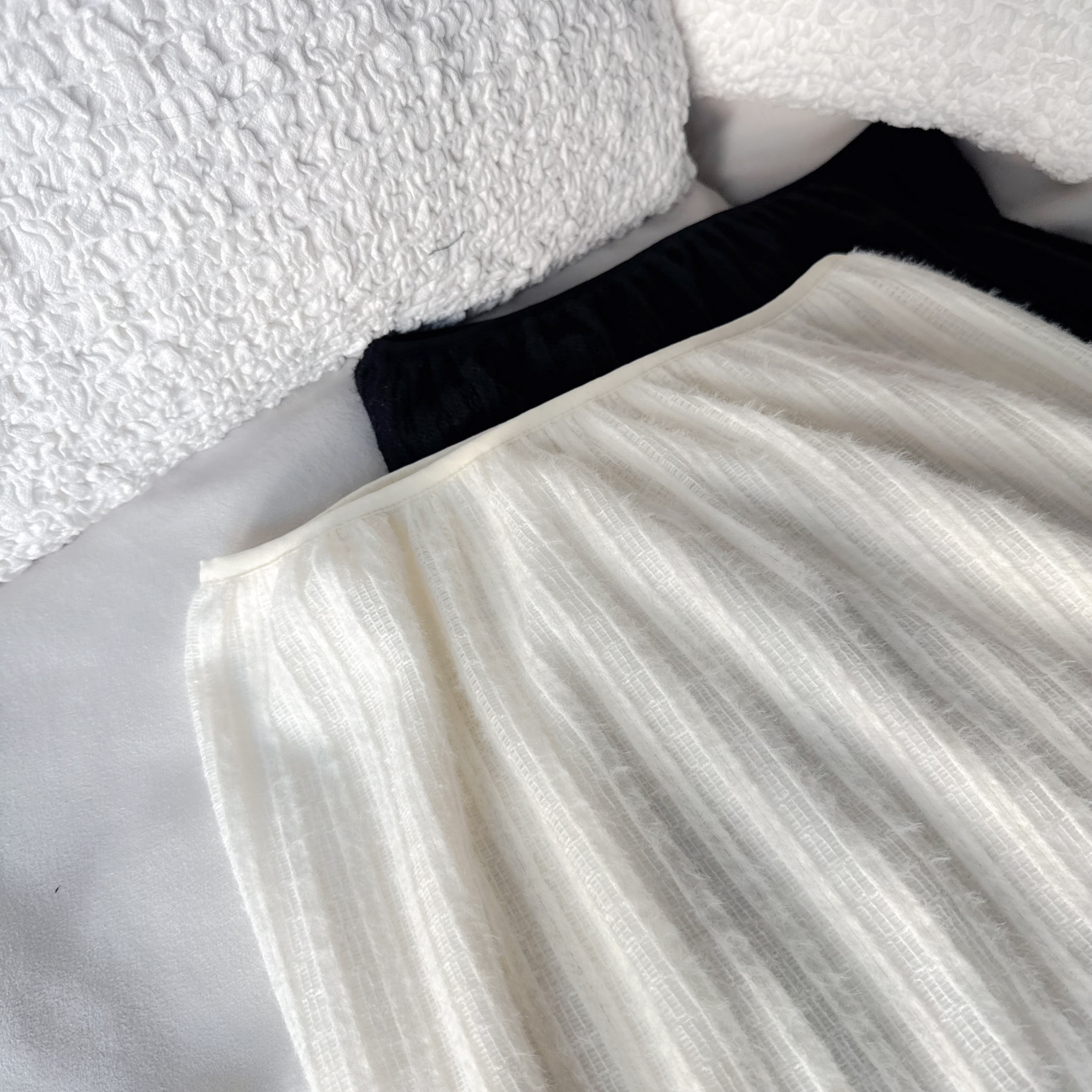 薄毛冷拼接Lace裙