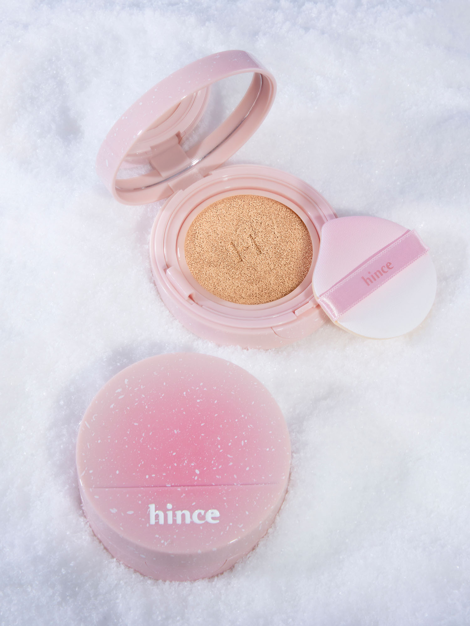 HINCE Cover Master Pink Cushion 11g [2025 Holiday Snow Flower Collection]