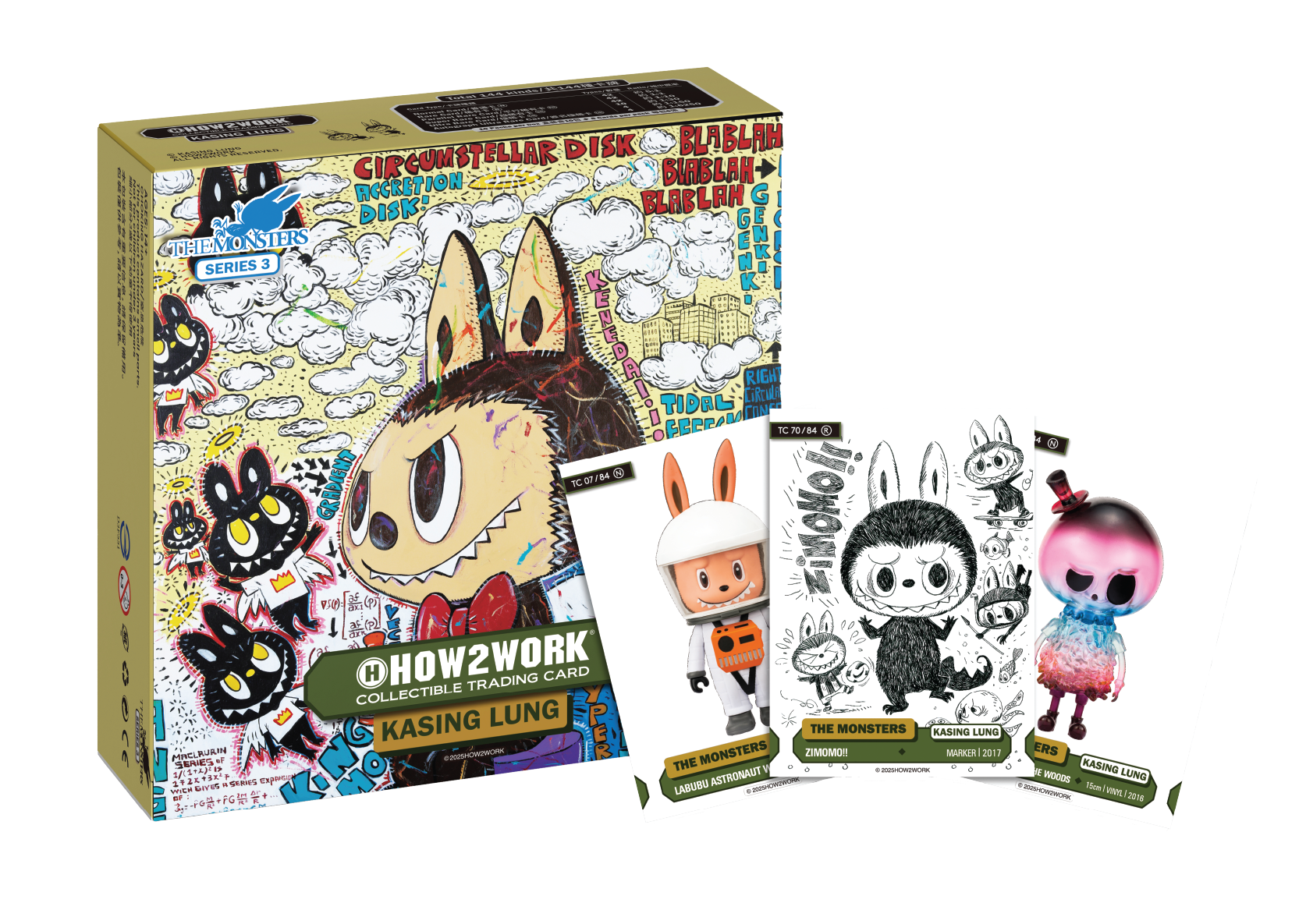 HOW2WORK CTC：The Monsters Series 3 by Kasing Lung 收藏卡系