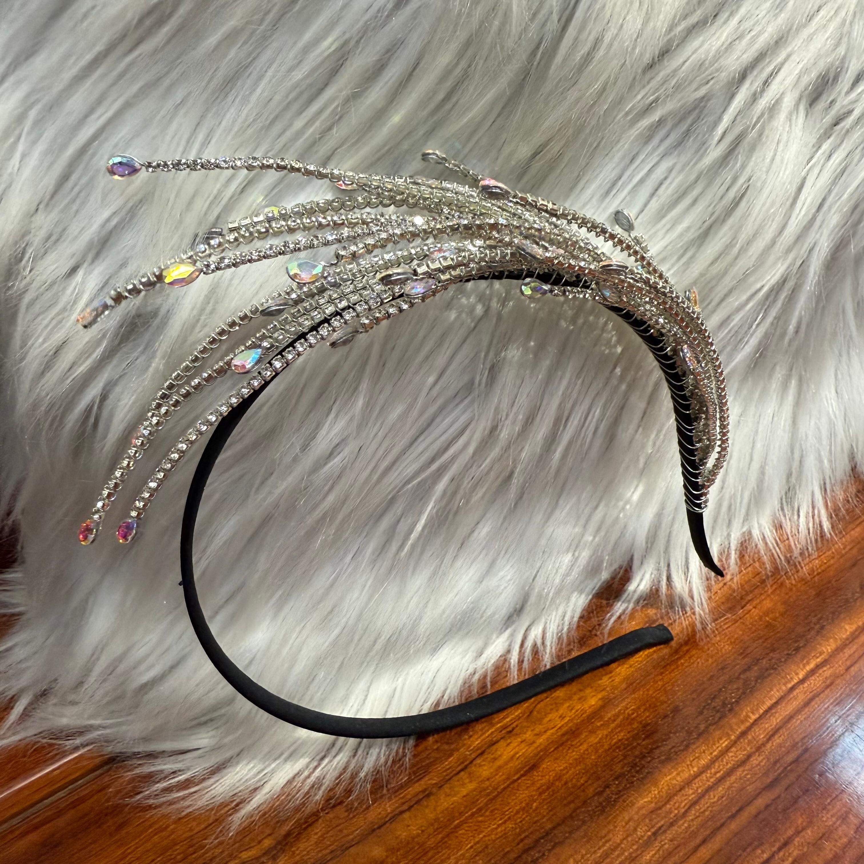 HKAF1214-054 水晶頭箍  (A52)