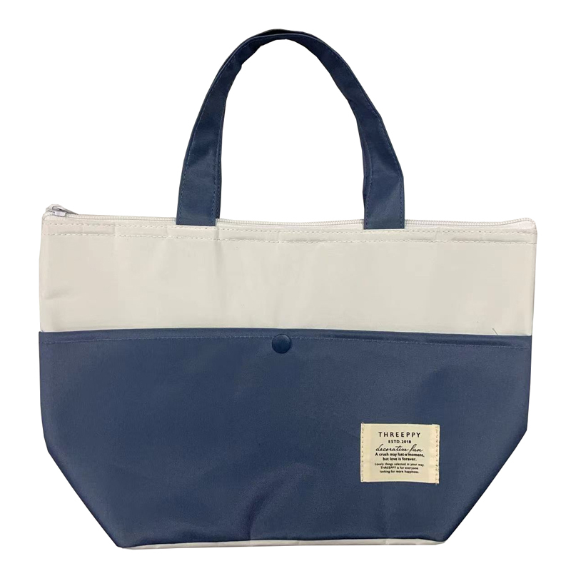 TP 便當袋/藍×白