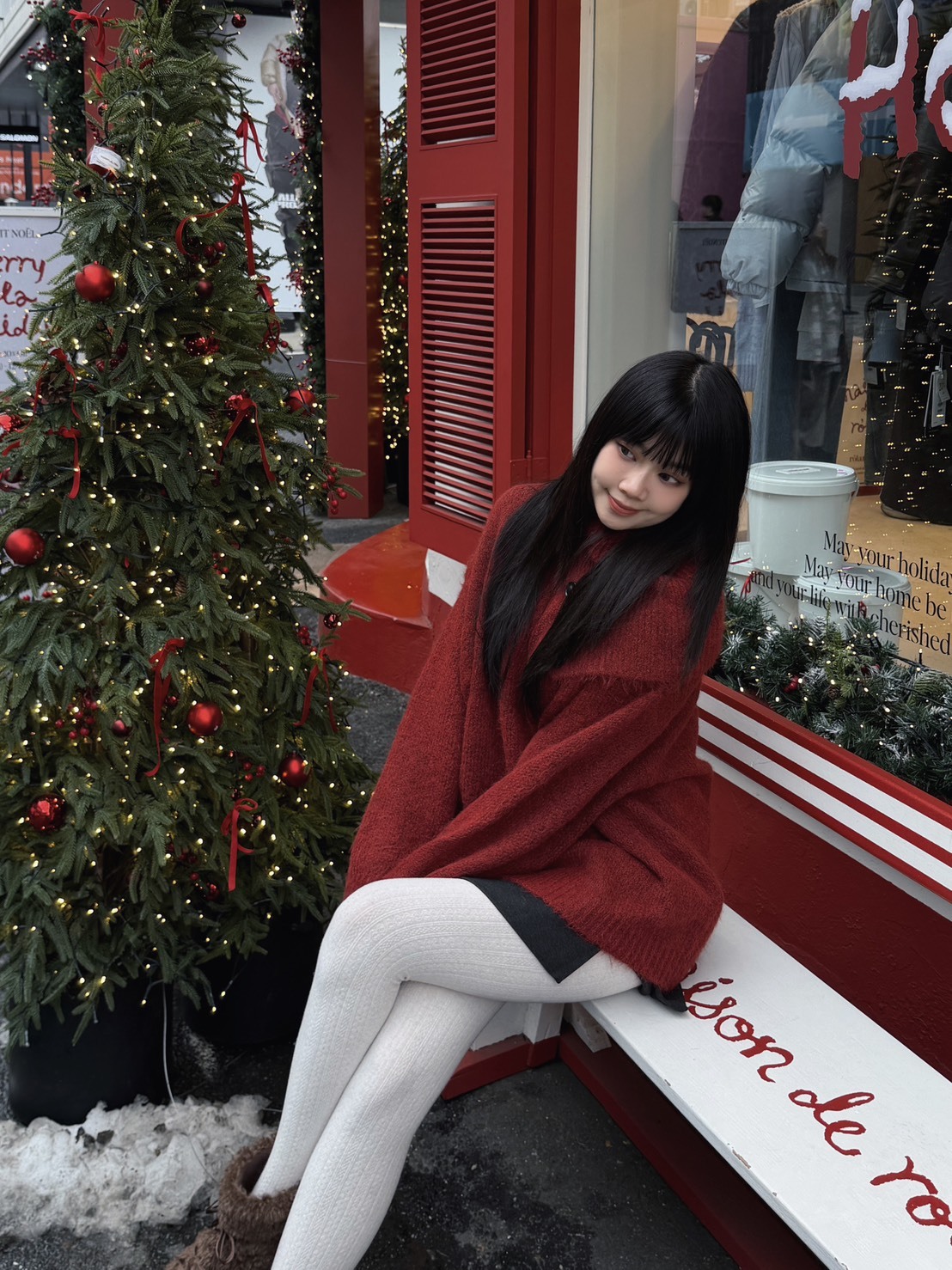 <25DEC韓國女裝> DC05 軟綿針織毛衣 附設計款圍脖 兩色