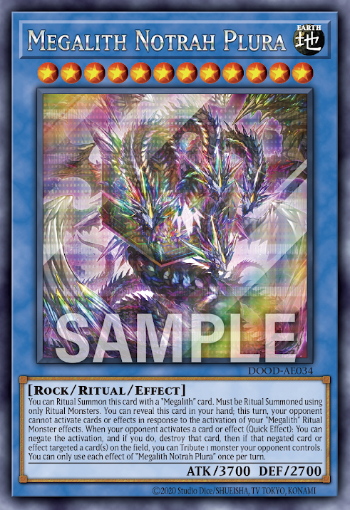 DOOD-AE034 (SR/SER)Megalith Notrah Plura(巨石像 土月天使)