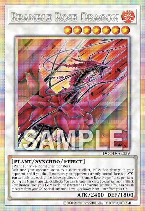 DOOD-AE039 (UR/PSER)Bramble Rose Dragon(黑薔薇破滅龍)