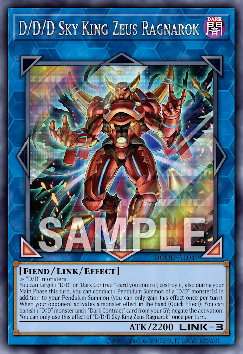 DOOD-AE049 (SR/SER)D/D/D Sky King Zeus Ragnarok(DDD天空王 宙斯諸神黃昏)