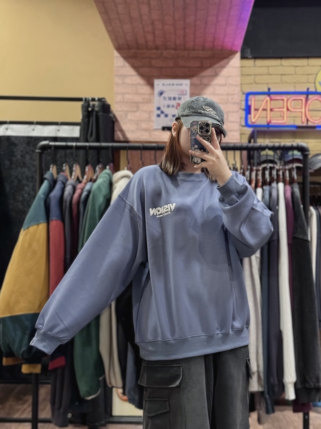 【VISION STREET WEAR】經典GHOST發泡塗鴉大學TEE