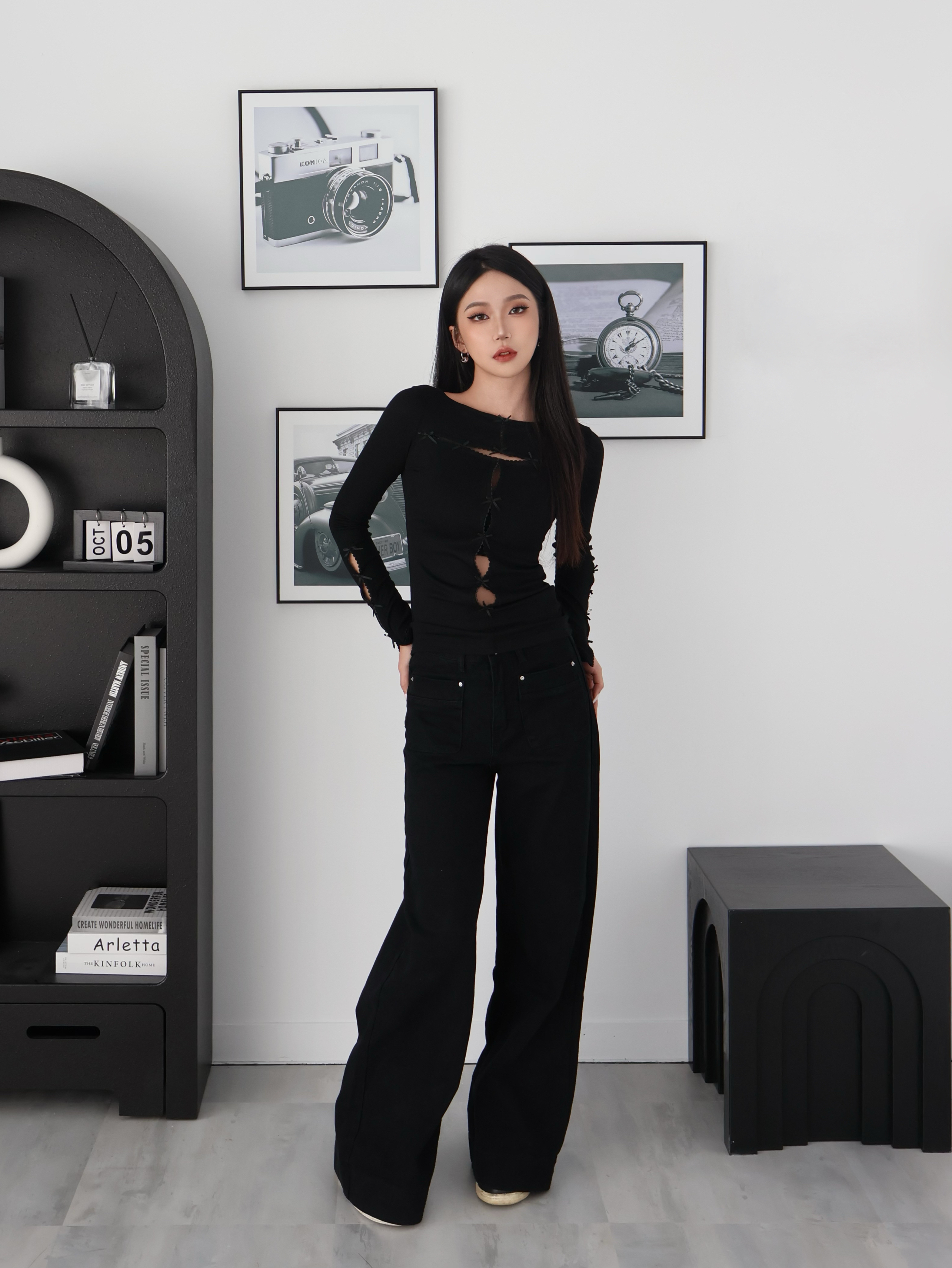 屐本碧入大寬褲