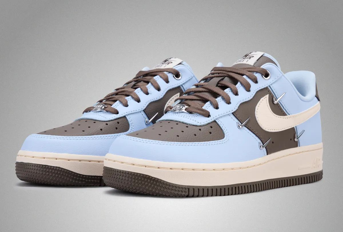 【預訂】NIKE AIR FORCE 1 07 LX 藍啡白（泫雅款）-WOMEN