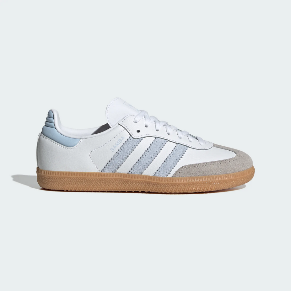 【預訂】ADIDAS ORIGINAL SAMBA 白霧藍-GS