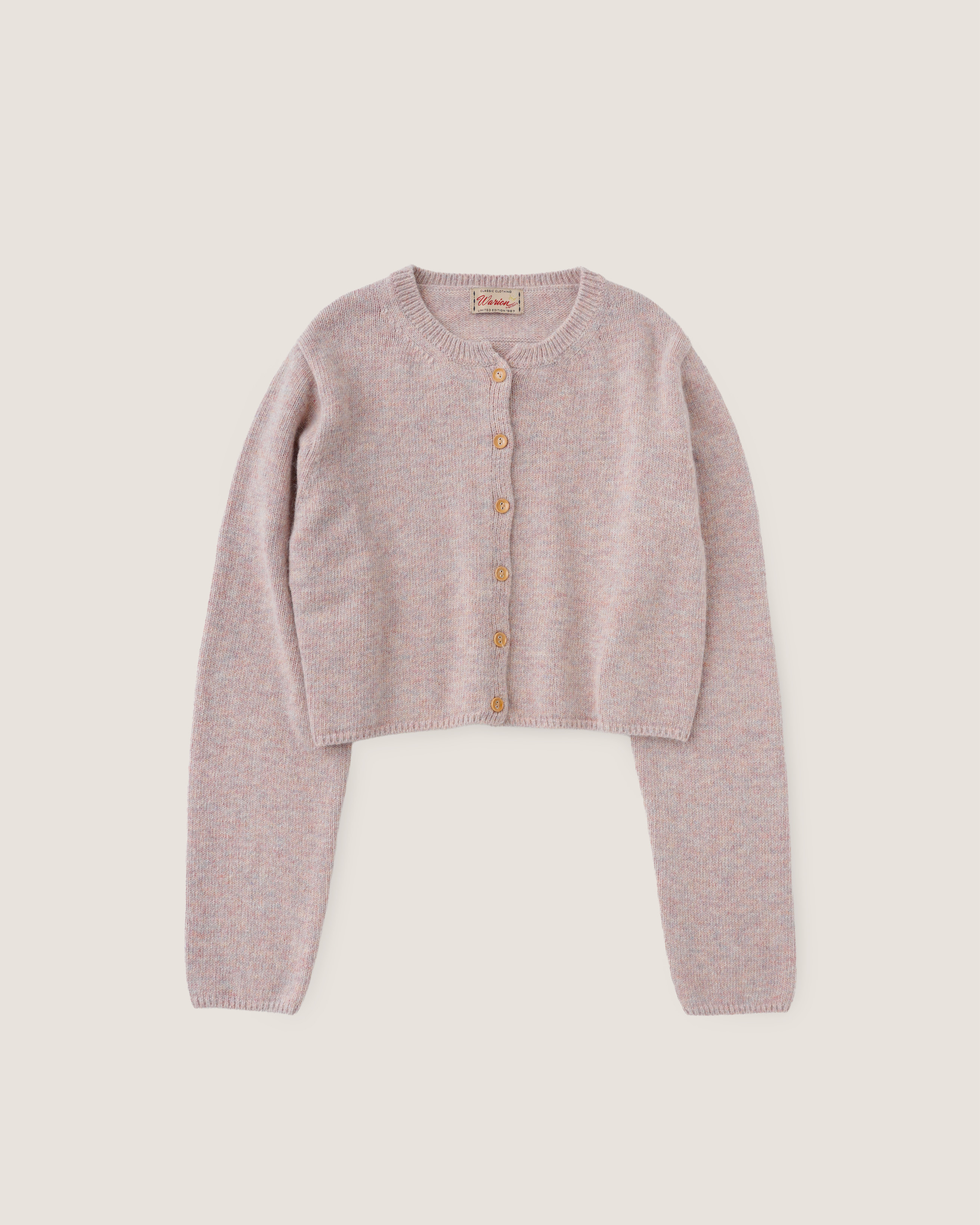 Lucie Raccoon Cardigan - Rosé