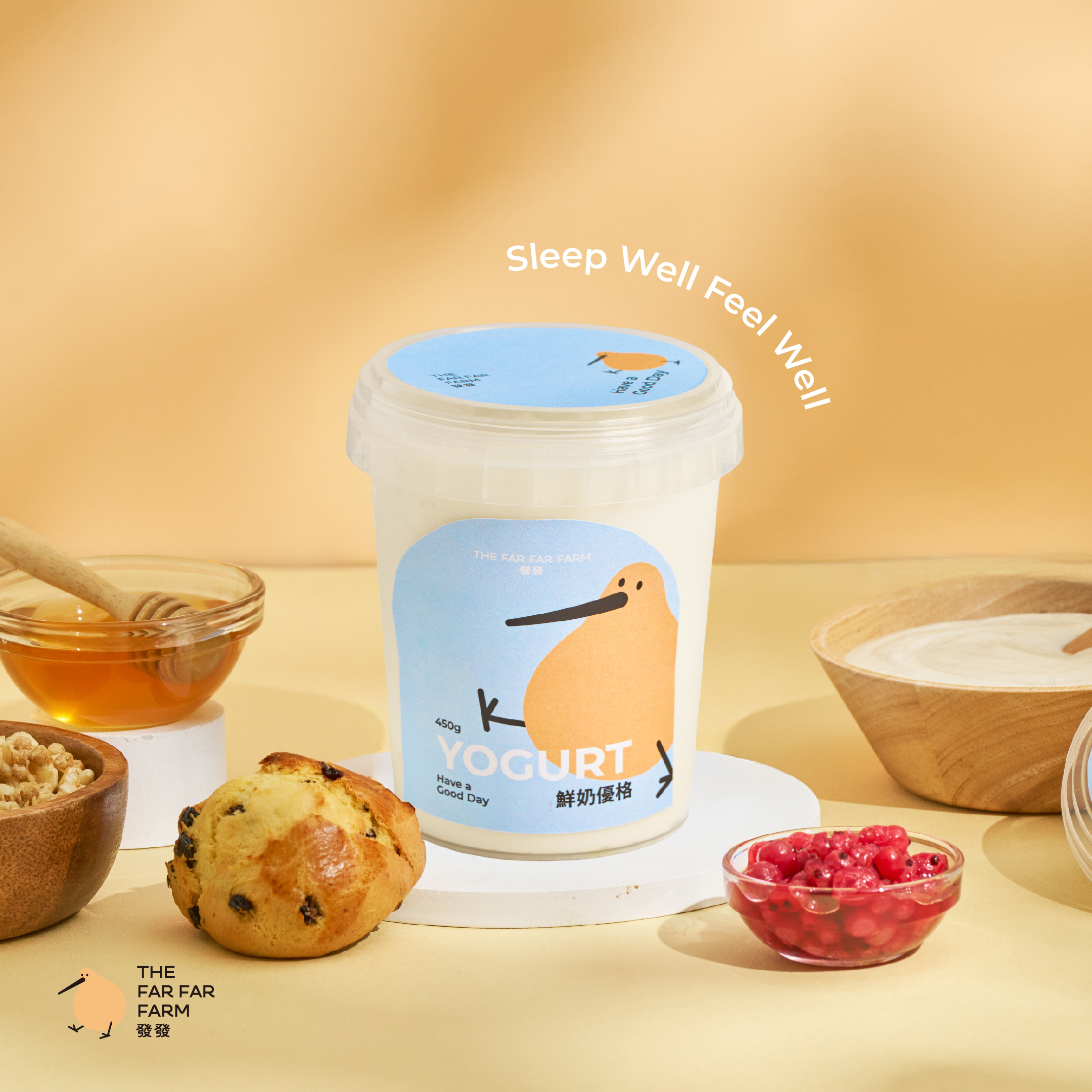 【發發門市取貨】發發鮮奶優格(450g)