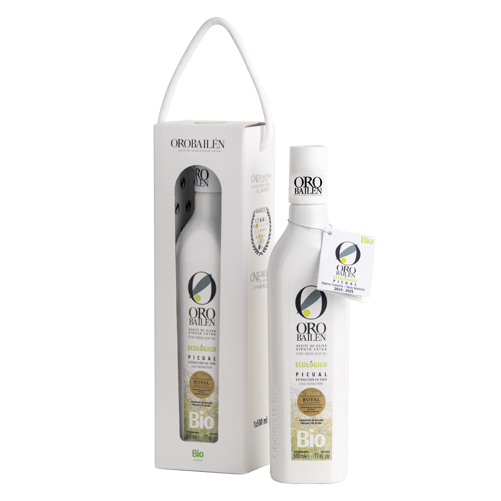 皇嘉有機單入經典提盒有機特級冷壓初榨橄欖油Picual 500ml