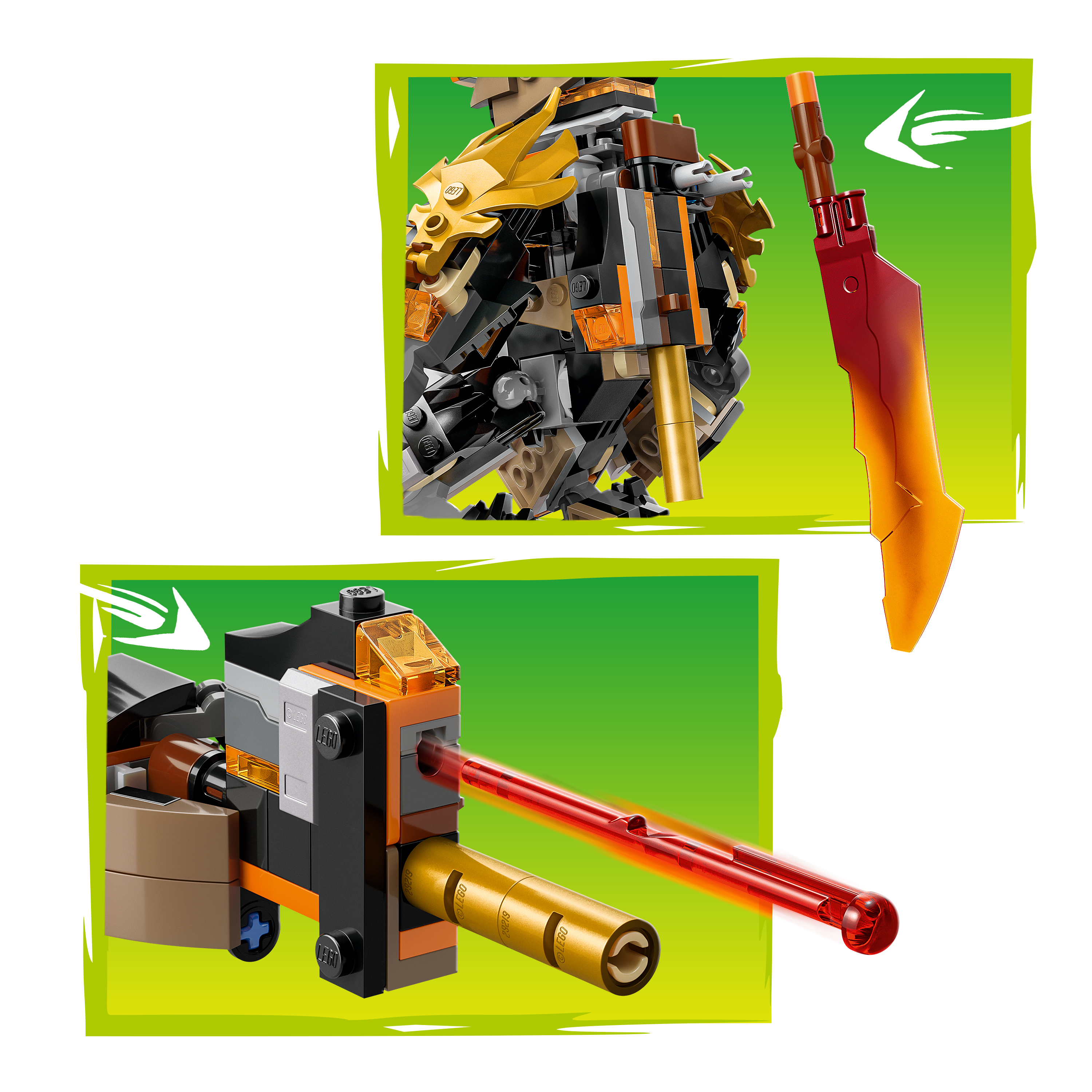 71854 阿剛的任務機械人和龍形冰忍Ninjago
