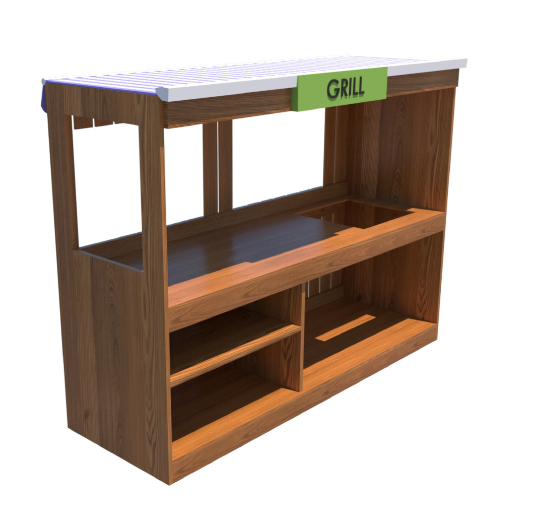 Outdoor Play Grill Kitchen