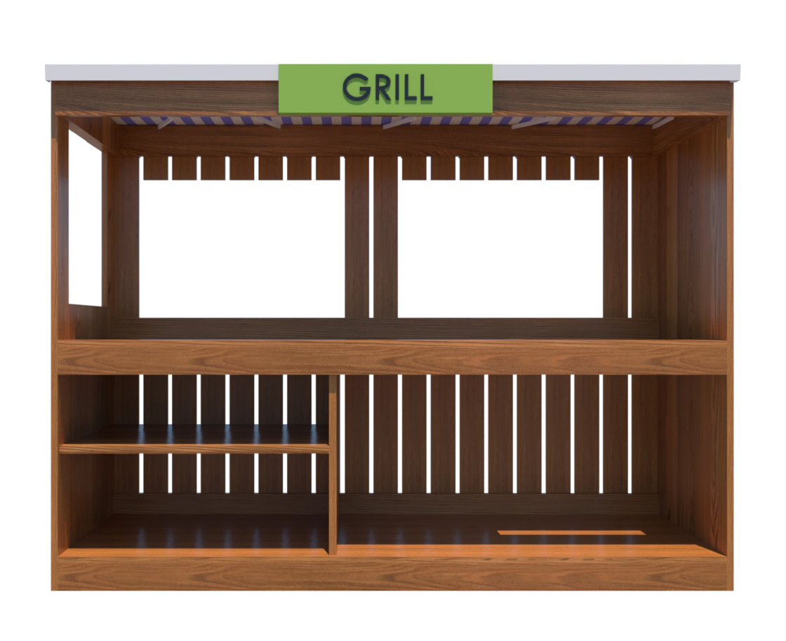 Outdoor Play Grill Kitchen