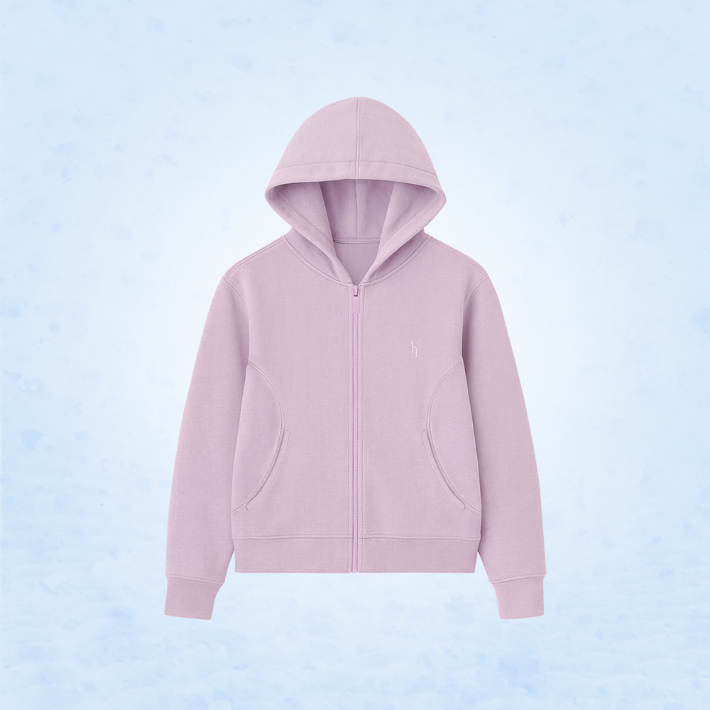 短版四季豆腐外套-丁香紫