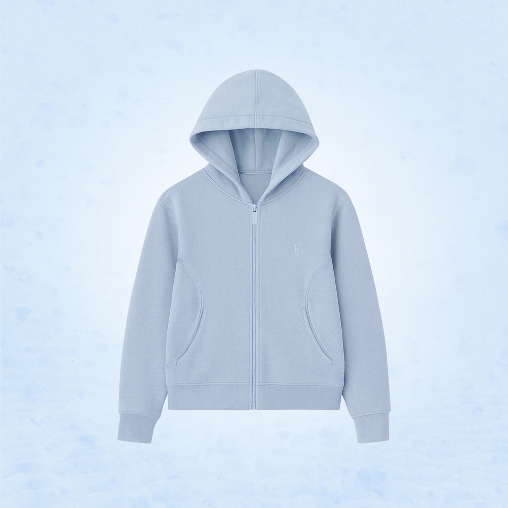 短版四季豆腐外套-莫迪藍